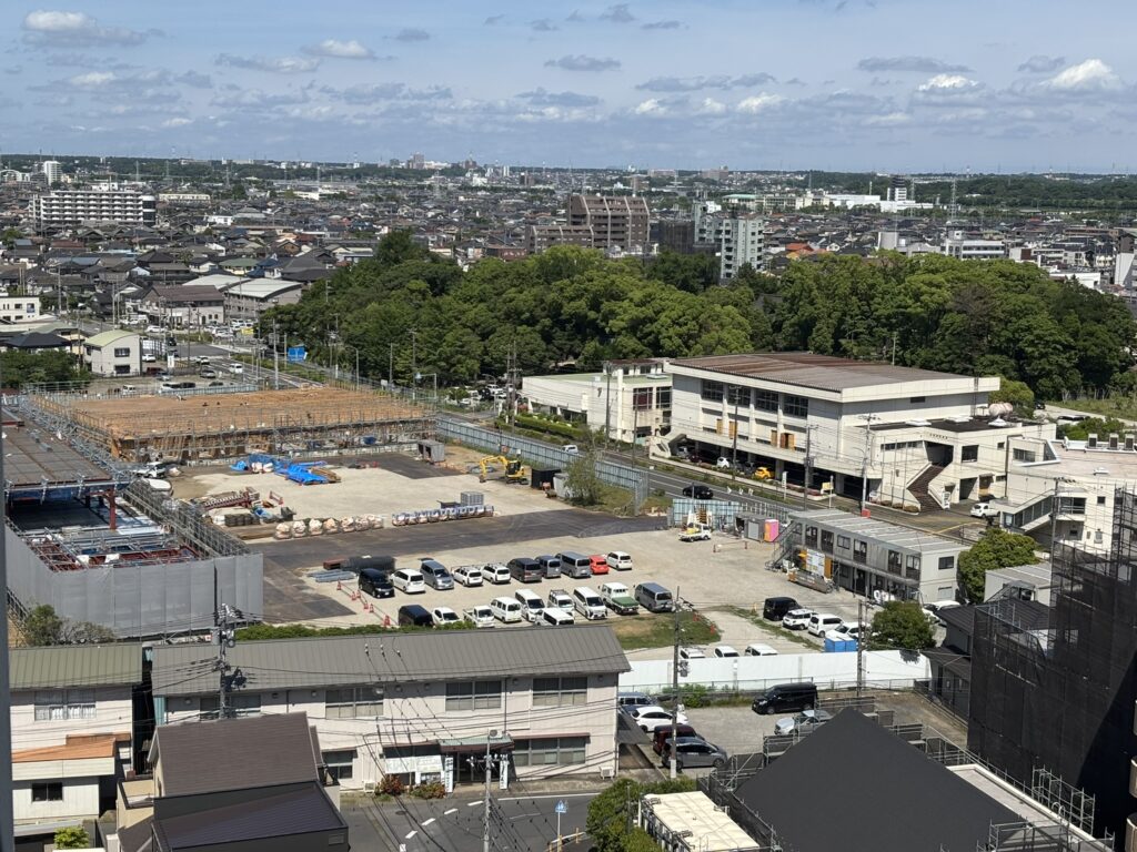 (仮称)八幡宿駅西口複合施設等PFI事業 工事現場